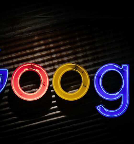 Google logo neon light signage